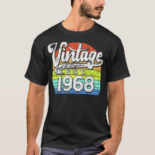 Camiseta Vintage de 55 años 1968 55º cumpleaños 1