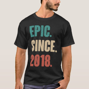 Camiseta Vintage de 5 años 2018 Cumpleaños 5.ª Decoración