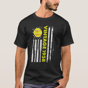Camiseta Vintage de 64 años de edad Bandera estadounidense