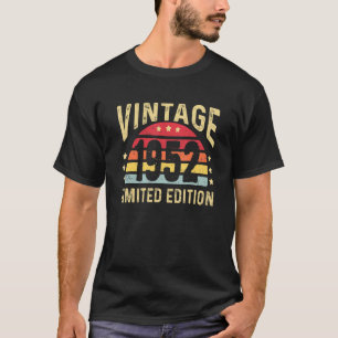 Camiseta Vintage de 70 años 1952 70º cumpleaños