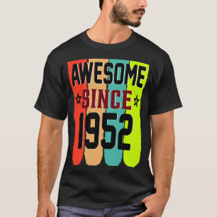 Camiseta Vintage de 71 años 1952 71º cumpleaños