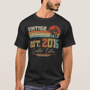 Camiseta Vintage de 7 años 2016 7º cumpleaños 1