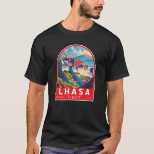 Camiseta Vintage de arte de viajes en Tibet