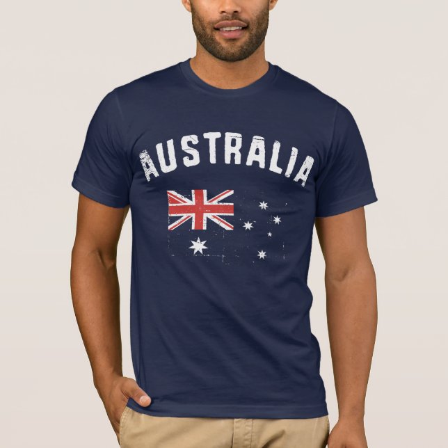 Camiseta Vintage de Australia (Anverso)