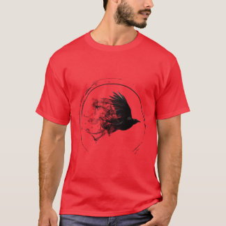 Camiseta Vintage de ave oscura