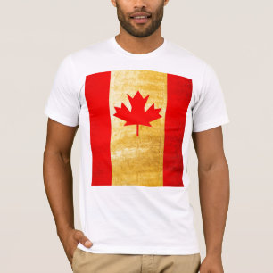 Camiseta Vintage de bandera de Canadá