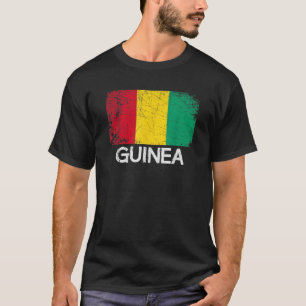 Camiseta Vintage de bandera guineana hecho en regalo de Gui