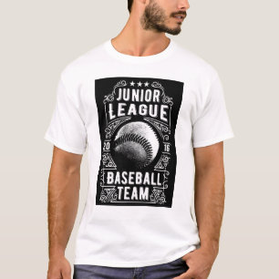 Camiseta Vintage de Béisbol de Liga Junior
