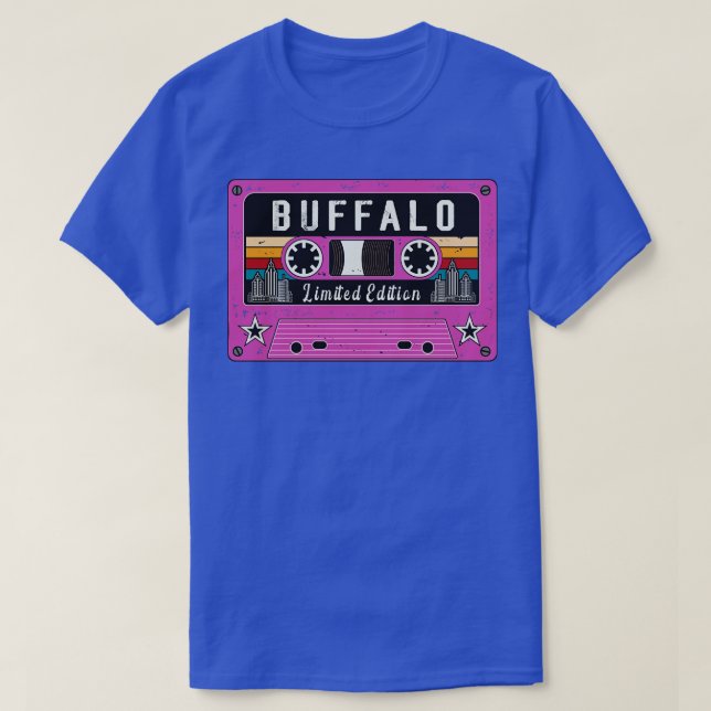 Camiseta Vintage de Buffalo City (Diseño del anverso)