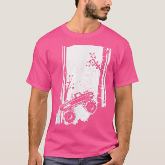 Camiseta Vintage de camión de monstruos - Arte forestal fue