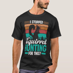 Camiseta Vintage de caza de ardillas detuvo la caza de ardi