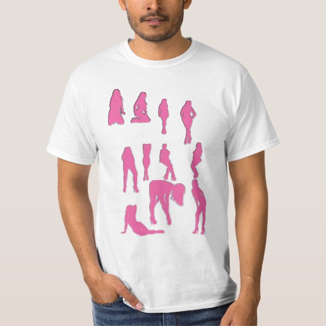 Camiseta Vintage de Chica Pin-Up (Anverso)