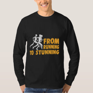 Camiseta Vintage De Correr A Asombrosa Corredora De Fitness