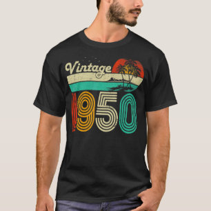 Camiseta Vintage de cumpleaños 1950 Hombres de 73 años muje