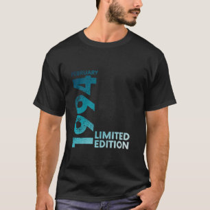 Camiseta Vintage de cumpleaños 1994 Febrero 30 años Hombres