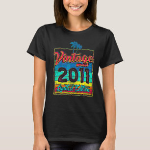 Camiseta Vintage de cumpleaños de 11 años 2011