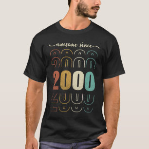 Camiseta Vintage de cumpleaños de 23 años desde 2000