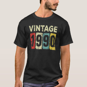 Camiseta Vintage de cumpleaños de 32 años 1990 32º cumpleañ