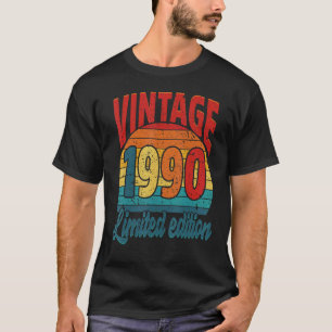 Camiseta Vintage de cumpleaños de 32 años 1990 32º cumpleañ