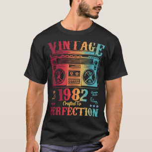 Camiseta Vintage de cumpleaños de 41 años 1982 mujeres homb