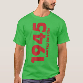 Camiseta Vintage De Cumpleaños De 77 Años Nacido En 1945 Li