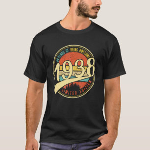 Camiseta Vintage de cumpleaños de 84 años 1938 84º cumpleañ