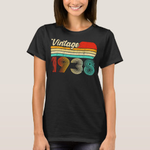Camiseta Vintage de cumpleaños de 85 años 1938 85º cumpleañ