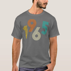 Camiseta Vintage de cumpleaños retro de 1965
