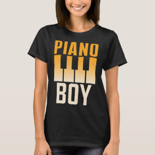 Camiseta Vintage de dinosaurio piano