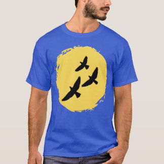 Camiseta Vintage de diseño de aves
