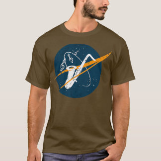 Camiseta Vintage de espacio sax
