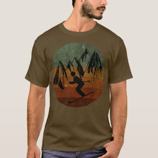 Camiseta vintage de esquí