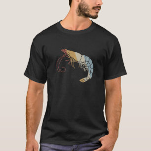 Camiseta Vintage de estilo retro de camarón