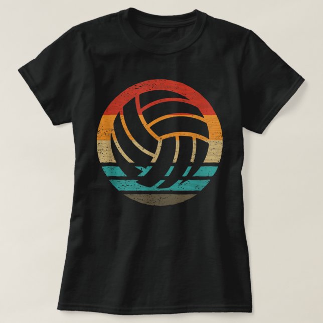 Camiseta Vintage de estilo retro de voleibol 685 (Diseño del anverso)