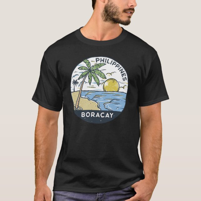 Camiseta Vintage de Filipinas de Boracay (Anverso)