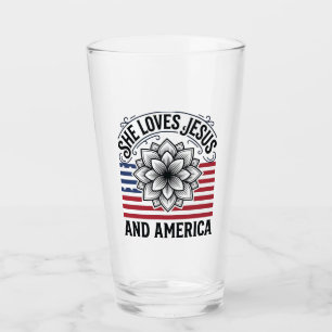 Camiseta vintage de flores cristianas patrióticas