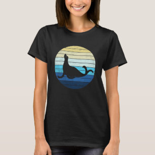 Camiseta Vintage de foca con bebé de foca Mar del Norte