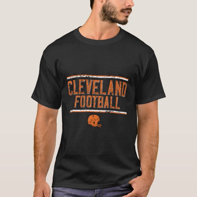 Camiseta Vintage de fútbol de Cleveland (Anverso)