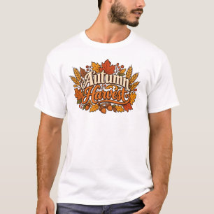 Camiseta Vintage de Gato y Bellotas de Cosecha de