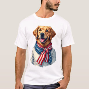 Camiseta Vintage de Golden Retriever del Día de la