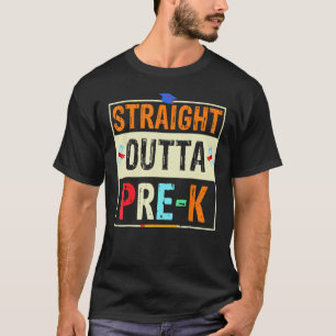 Camiseta Vintage de graduación preescolar directa fuera de 
