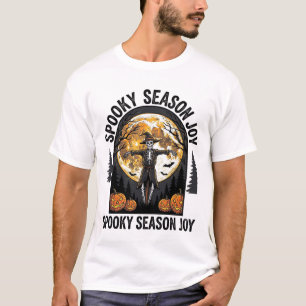 Camiseta Vintage de Halloween con Arte de Espantap