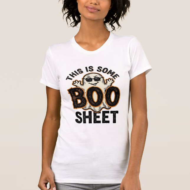 Camiseta Vintage de Halloween de Fantasma Divertid (Anverso)