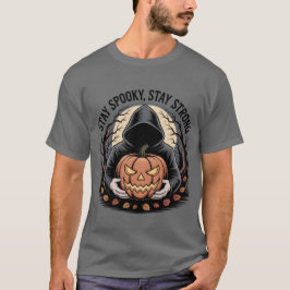 Camiseta Vintage de Halloween 'Mantén Fuerte'