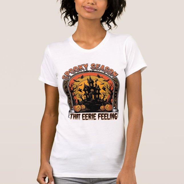 Camiseta Vintage de Halloween Sentimiento de Tempo (Anverso)