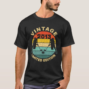 Camiseta Vintage de hockey sobre hielo 2013 Bday 9º Hockey 