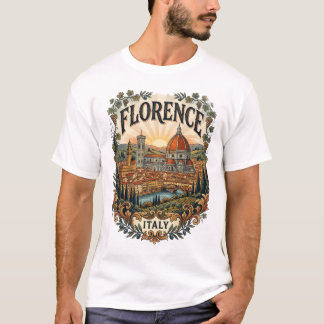 Camiseta vintage de hombre de Florencia Italia