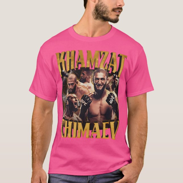 Camiseta Vintage de Khamzat Chimaev (Anverso)
