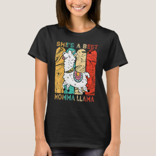 Camiseta Vintage de la Alpaca es la mejor mamá que llama ma