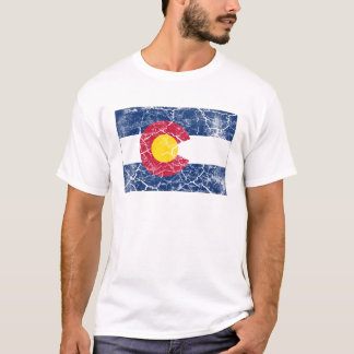 Camiseta Vintage de la bandera del estado de Colorado